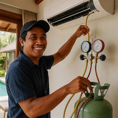 Aircon Gas Refill in Bali