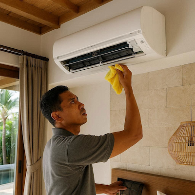 Aircon Smells Bad in Bali