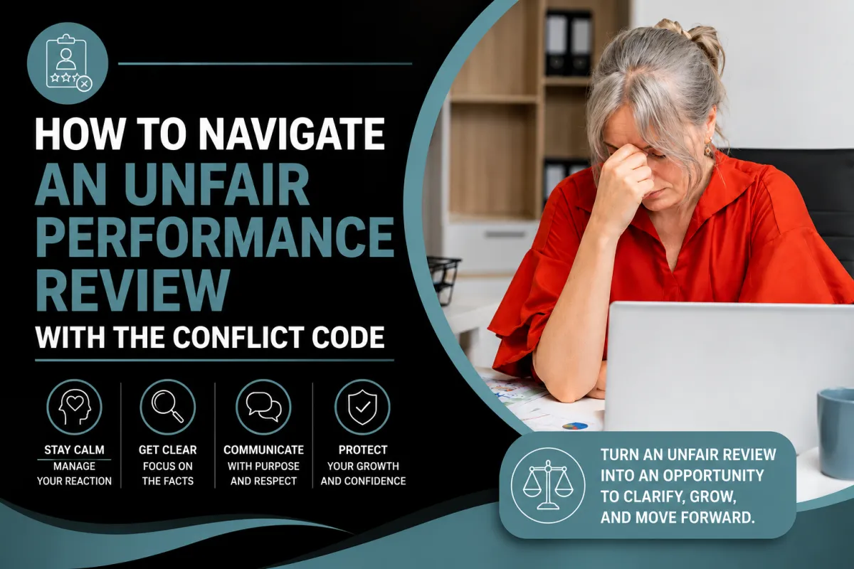 How to Navigate an Unfair Performance Review with The Conflict Code