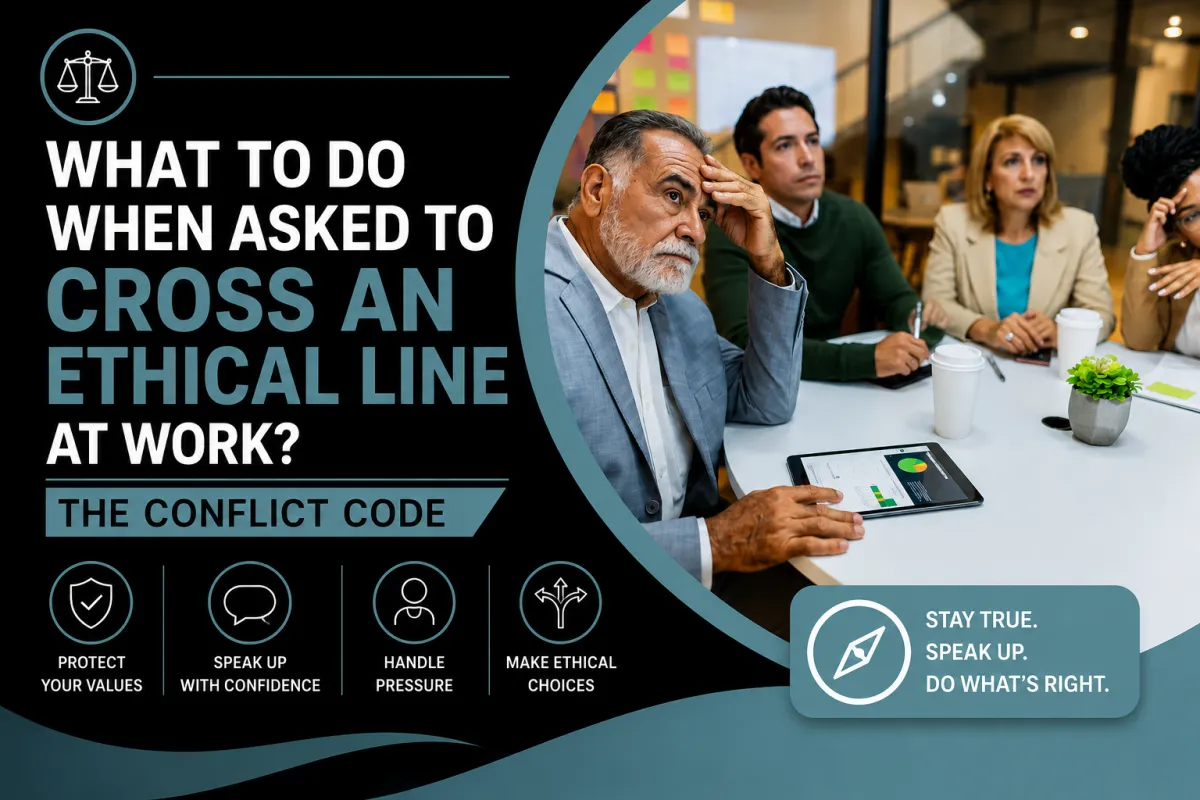 What to Do When Asked to Cross an Ethical Line at Work? The Conflict Code