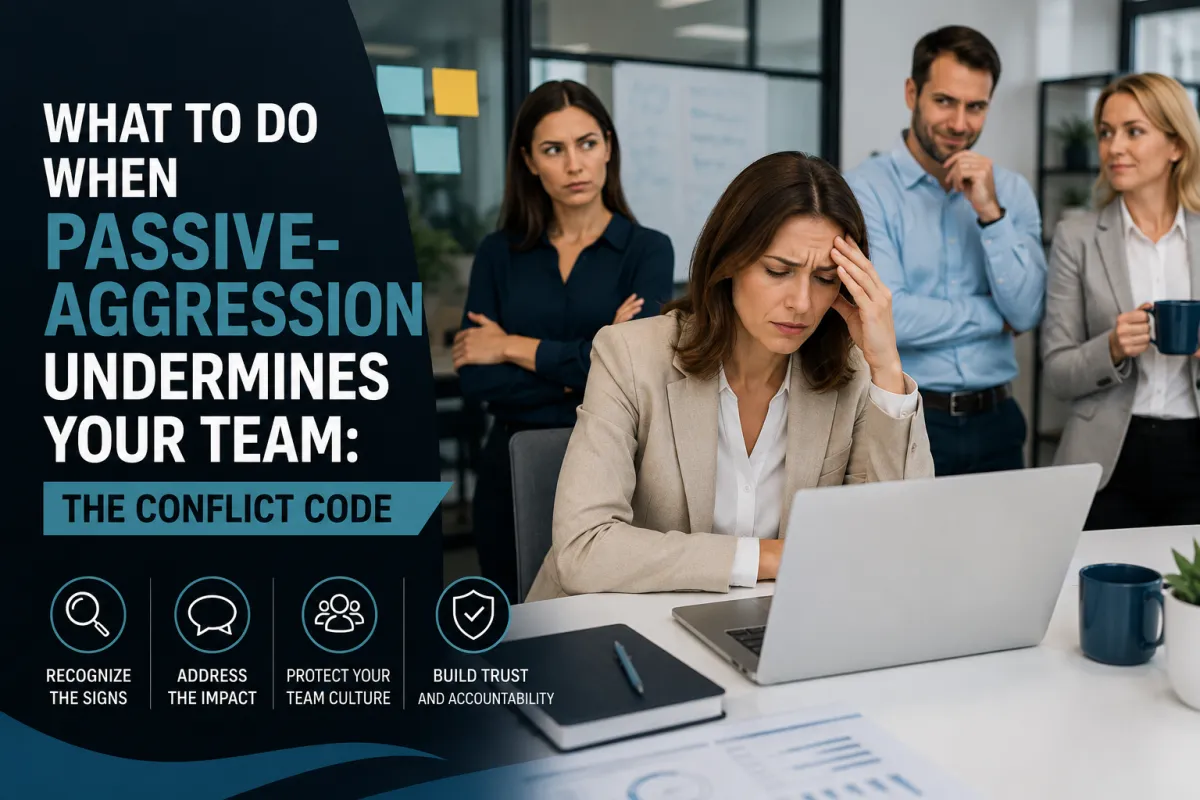 What to Do When Passive-Aggression Undermines Your Team: The Conflict Code
