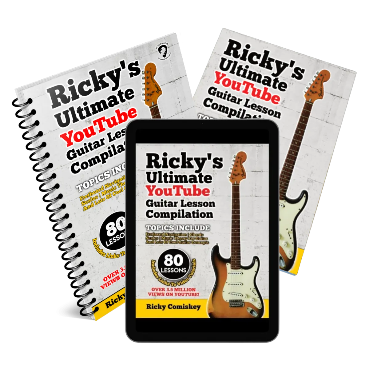 Ricky Comiskey - Ricky's Ultimate YouTube Guitar Lesson Book 