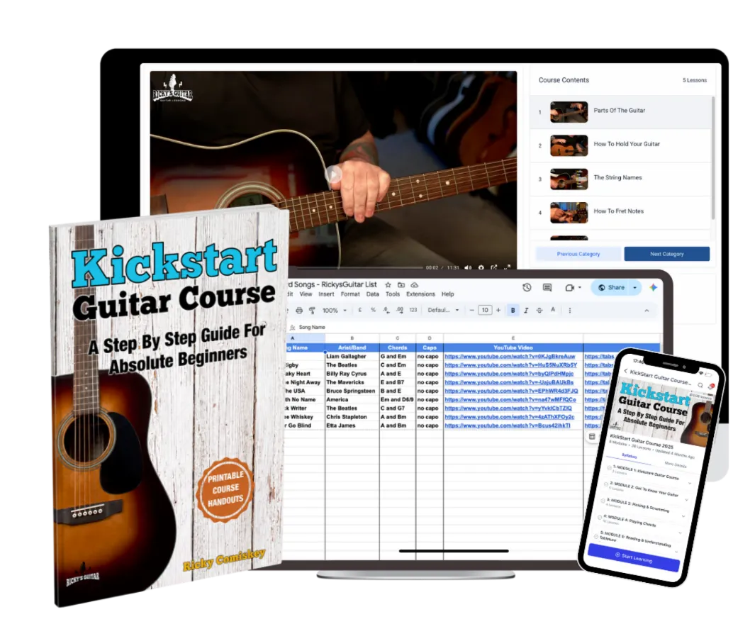 Ricky Comiskey - Ricky's Ultimate YouTube Guitar Lesson Book 