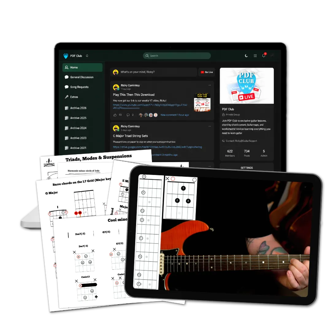 Ricky Comiskey - Ricky's Ultimate YouTube Guitar Lesson Book 