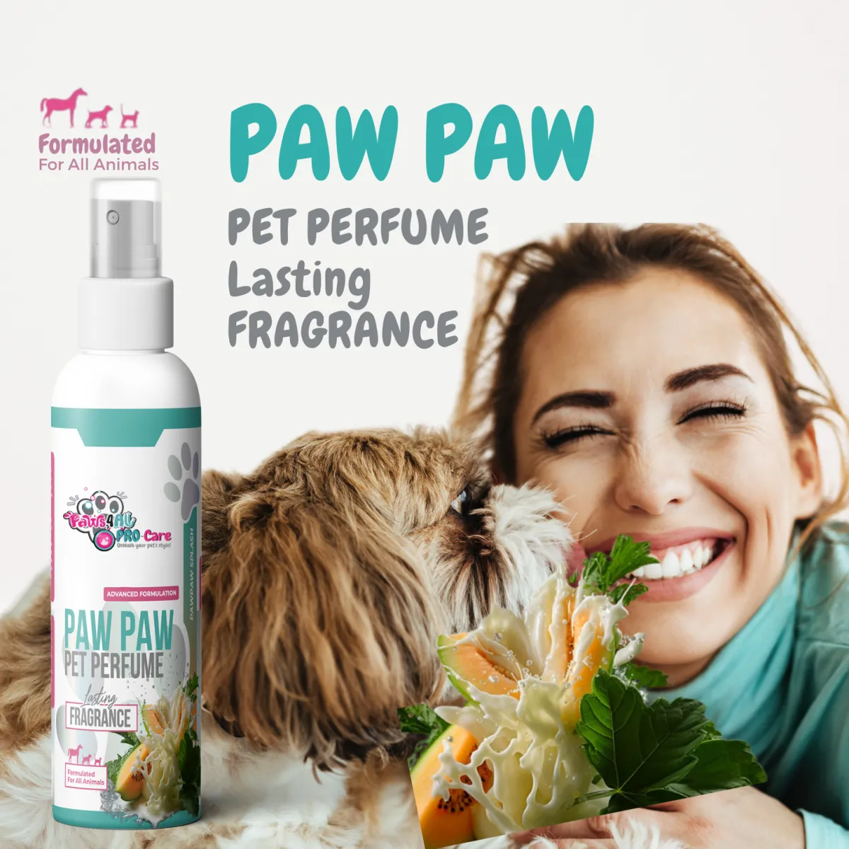 Dog in bath enjoying wash