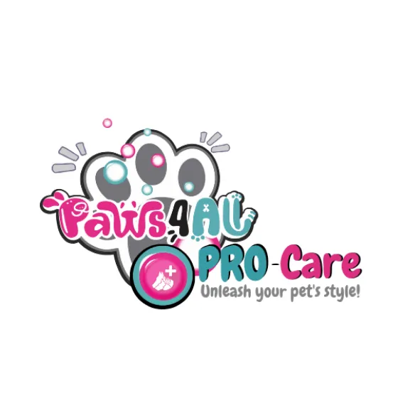 Puppy being gently groomed