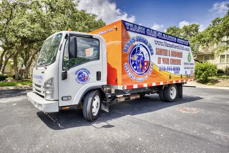 Trash Can Cleaning Service in Stone Oak, TX | Texas Scrub Hub