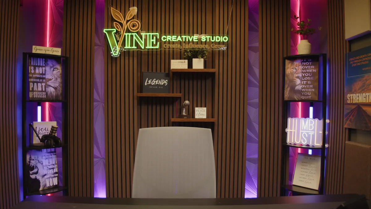 YouTube talking head video studio Valley Stream