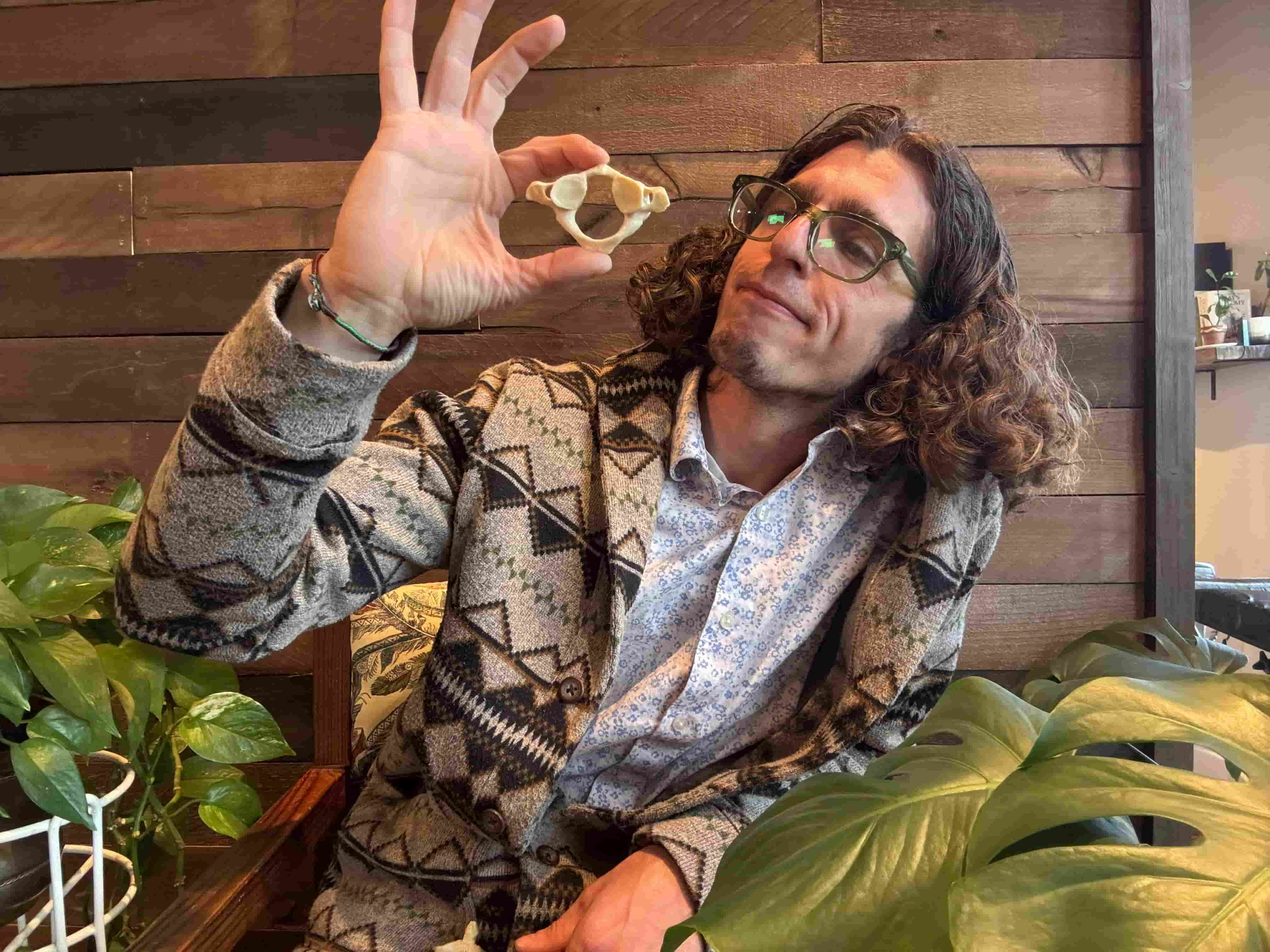 Dr. DiNunzio of Western Carolina Chiropractic seeing a patient