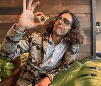 Dr. DiNunzio of Western Carolina Chiropractic seeing a patient