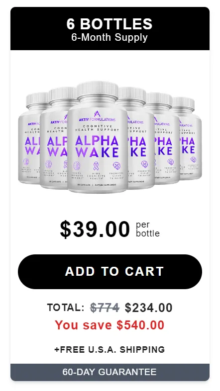 alpha wake benefits