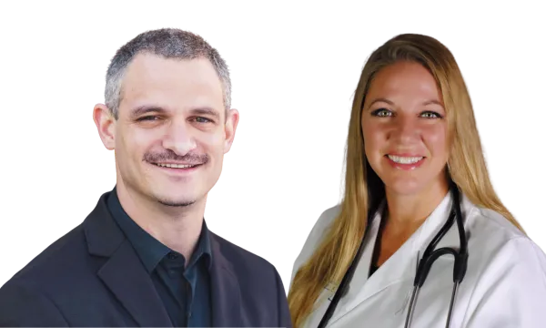 Dr. Steven Katz and Dr. Loreena Ryder, naturopathic doctors at Naturopathic Physicians Group in Scottsdale and Phoenix, specializing in personalized care for chronic conditions.