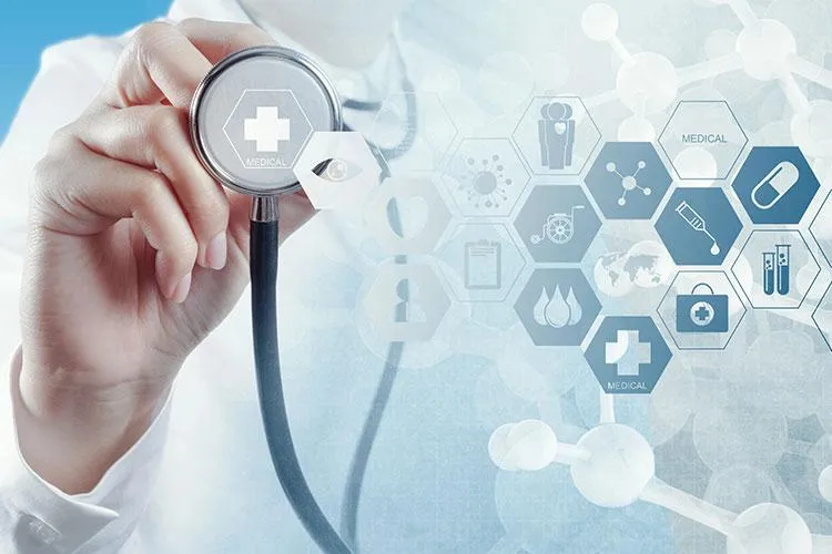 Close-up of stethoscope and medical icons, symbolizing advanced therapies like Prolotherapy and PRP at Naturopathic Physicians Group for natural pain relief.