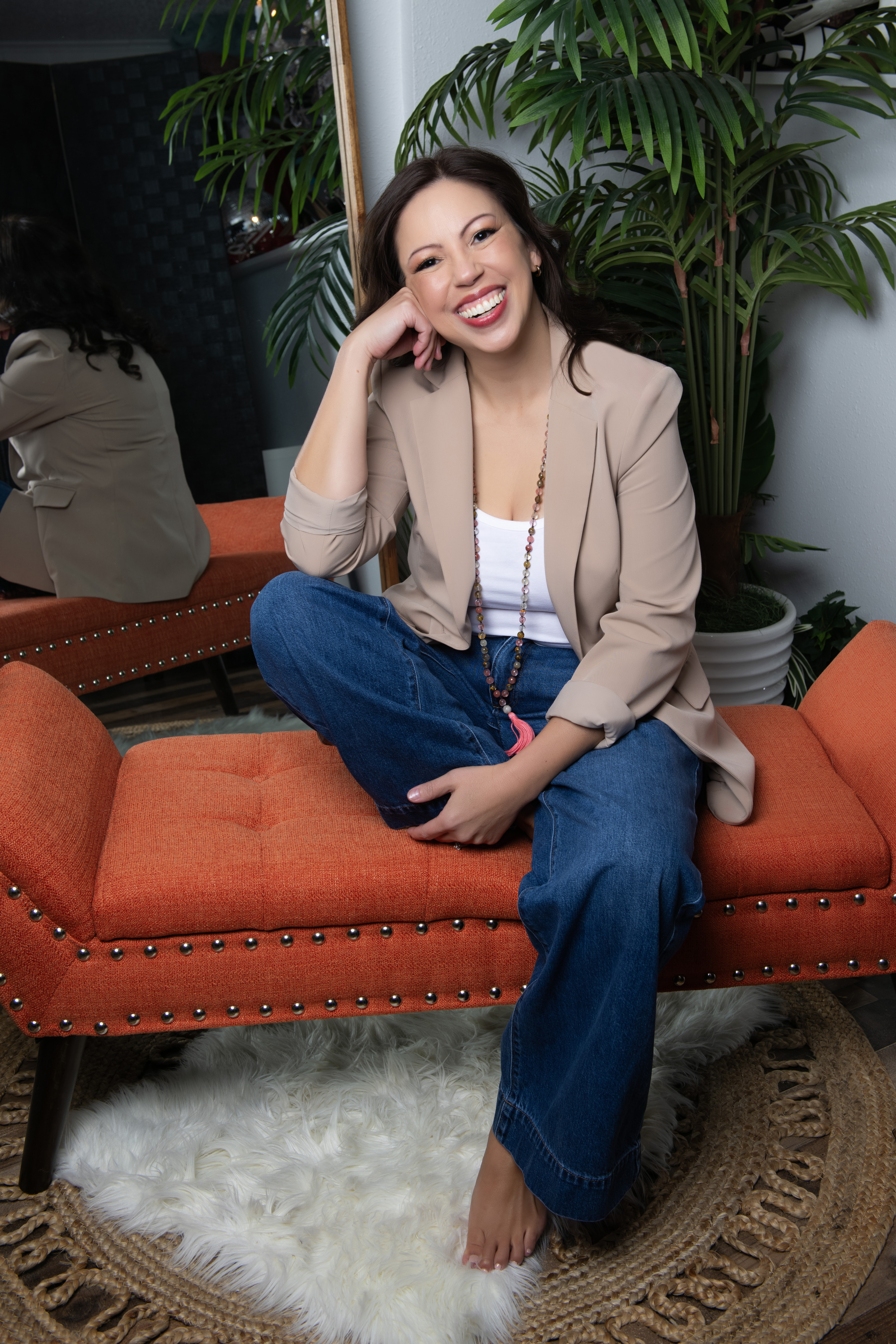 Portrait of Christina McLoughlin, transformational coach helping women reconnect with who they truly are