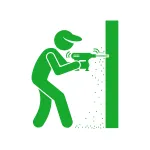 Drilling & Injection – Drill small holes in floors and walls to inject termiticides.
