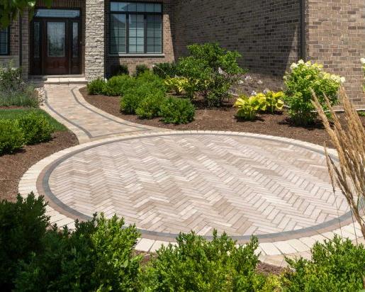 Premium paver patio installation by Interlocking Pavers Inc. in Batavia, IL.