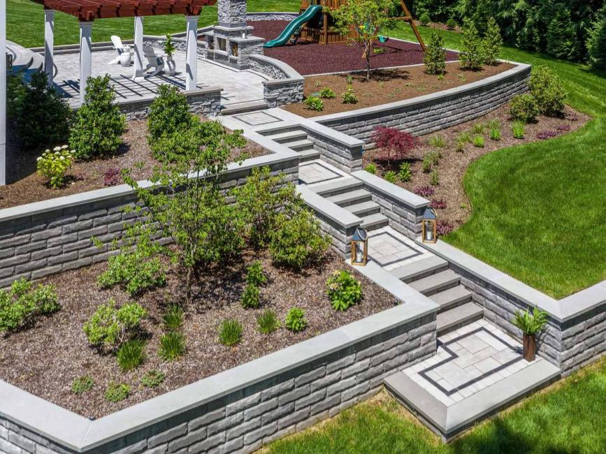 Increased curb appeal with a custom paver driveway in Elmhurst, IL.