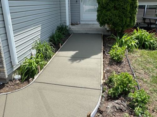 Concrete Sidewalk Installation in St. Cloud, MN