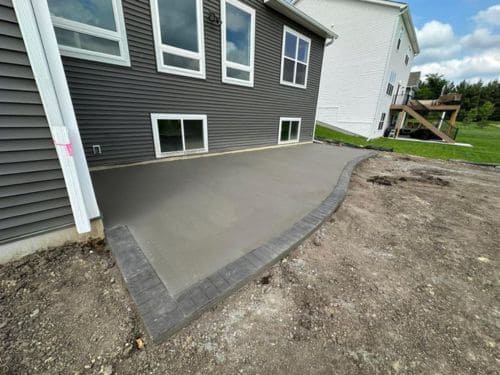 Concrete Patio Installation 