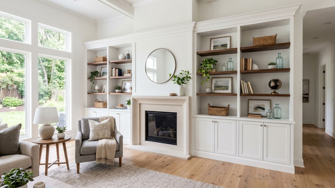 Custom Built-In Shelving