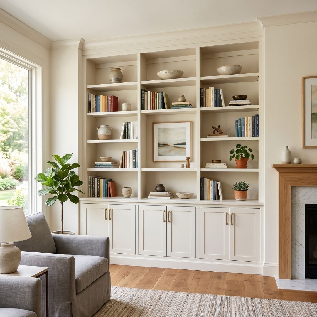Local Custom Built-In Shelving