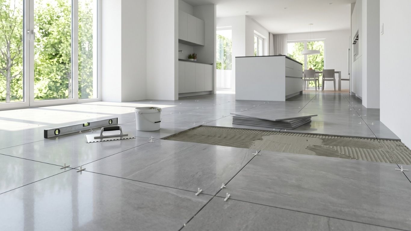 Tile Floor Installation