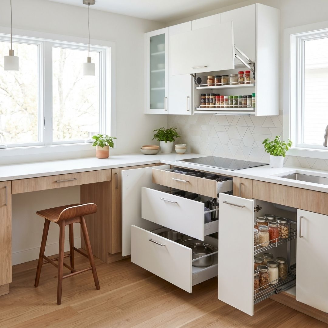 Vancouver, WA Adaptive Cabinetry Storage
