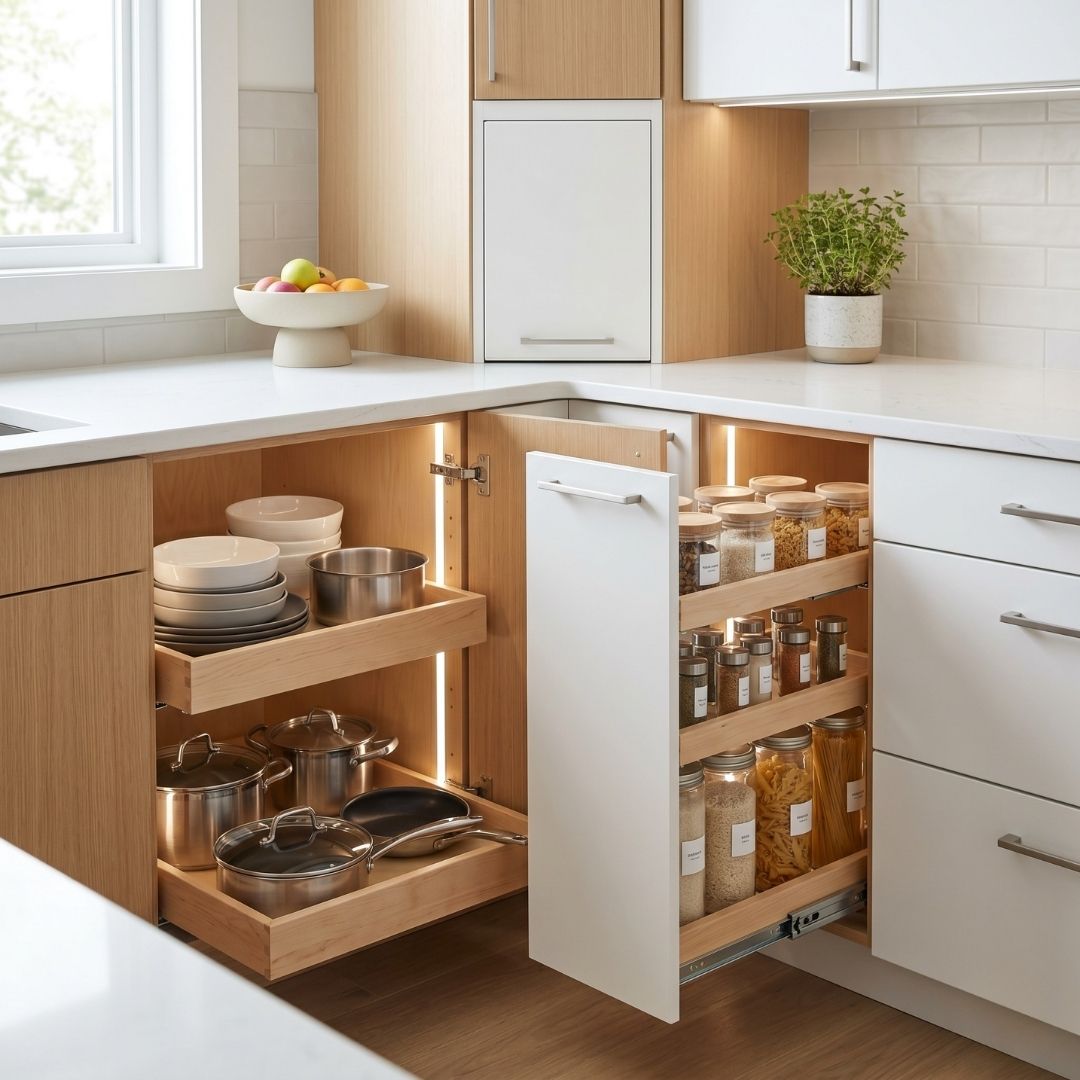 Local Adaptive Cabinetry Storage