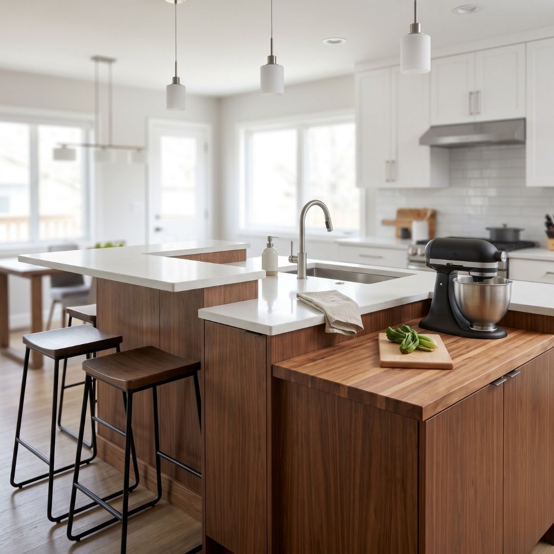 Local Multi-Height Countertops