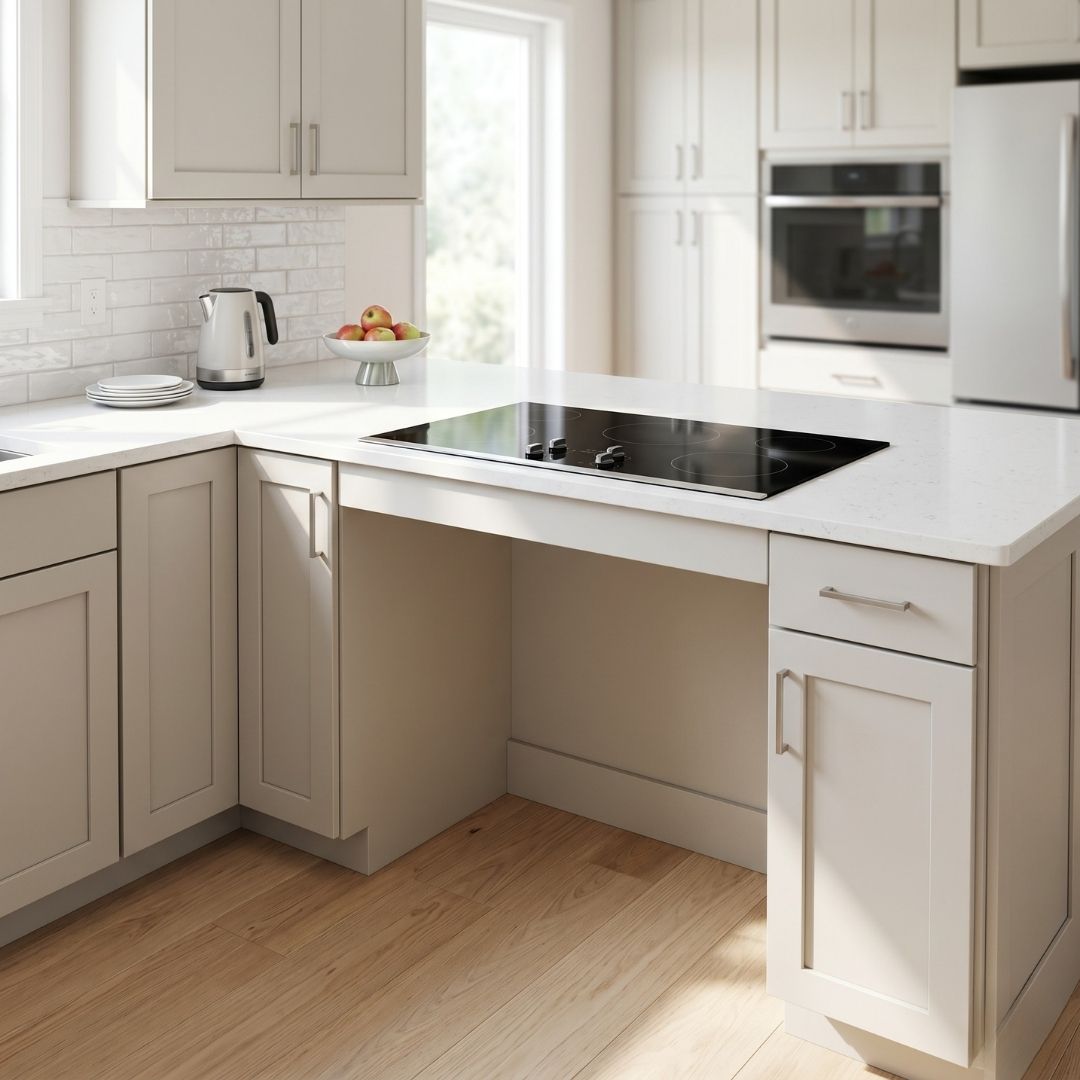 Local Roll-Under Workspace & Cooktops