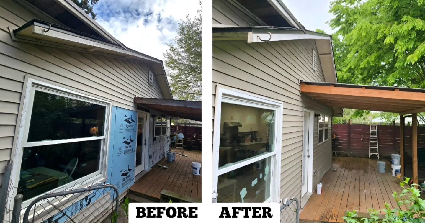 Before and After Renovation