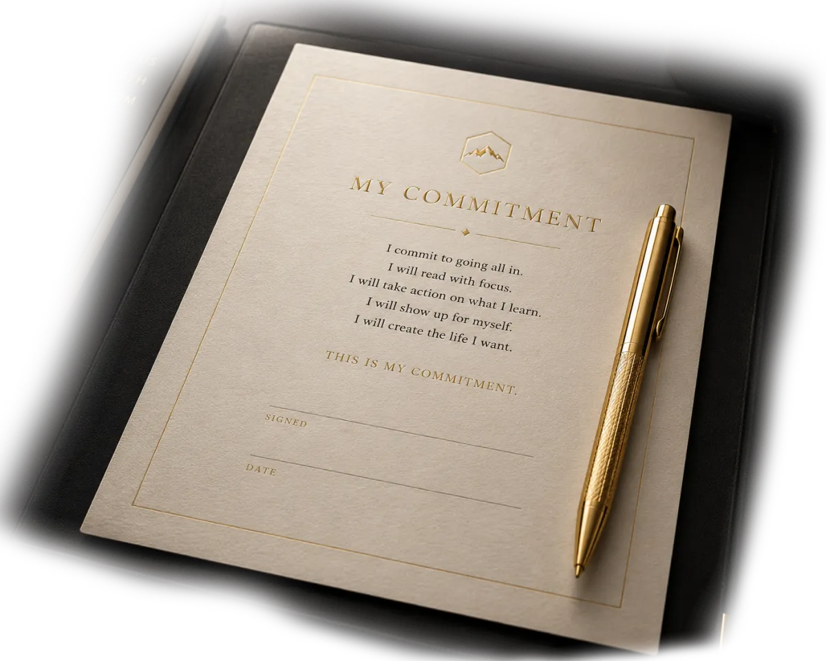 Gold foil accent graphic or solemn architectural motif