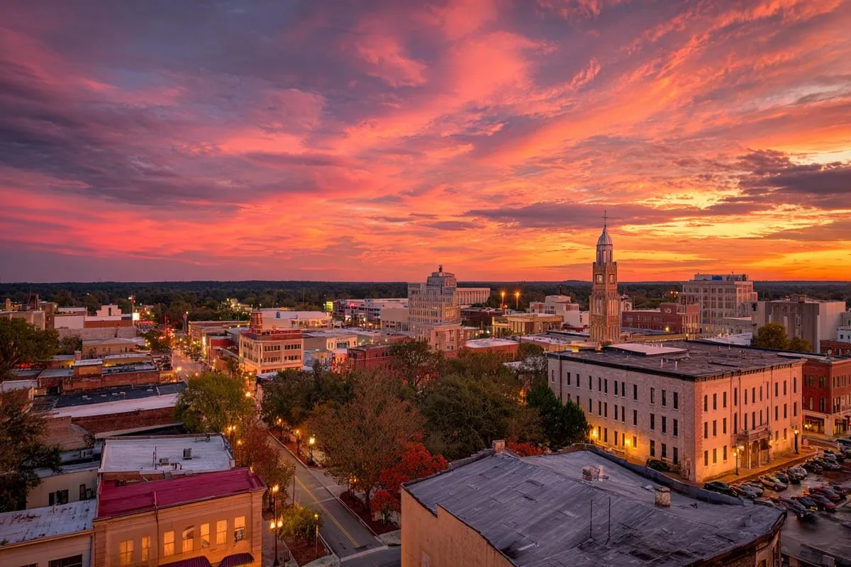 beautiful skyline image of valodsta ga, 