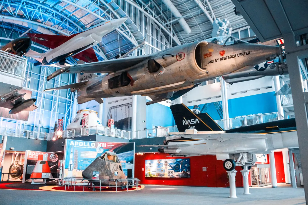 Main Hall of VA Air & Space Science Center