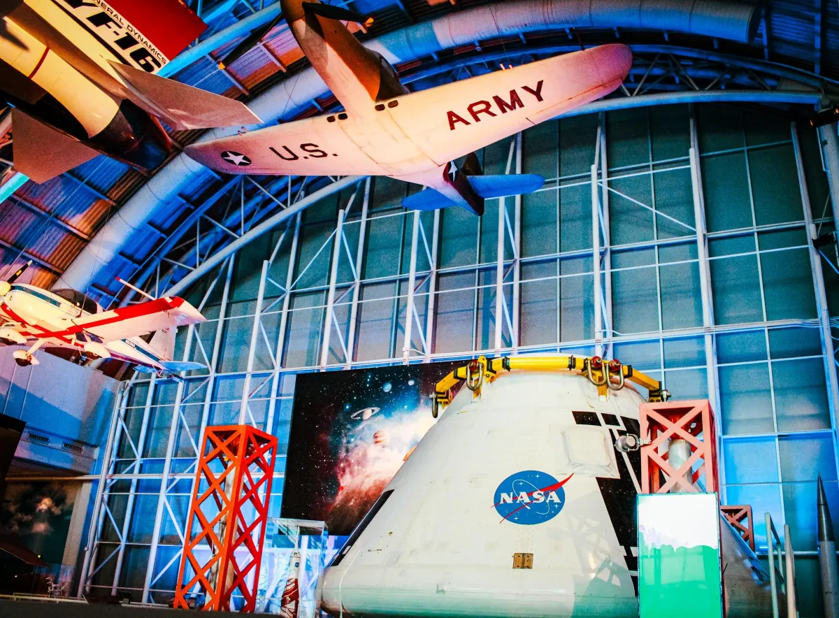 NASA and U.S Amy plane at VA Air & Space Science Center