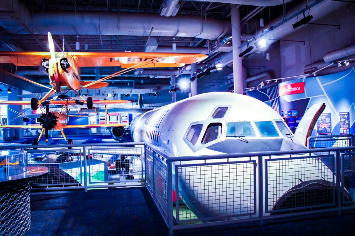 planes at Va Air & Space Science Center