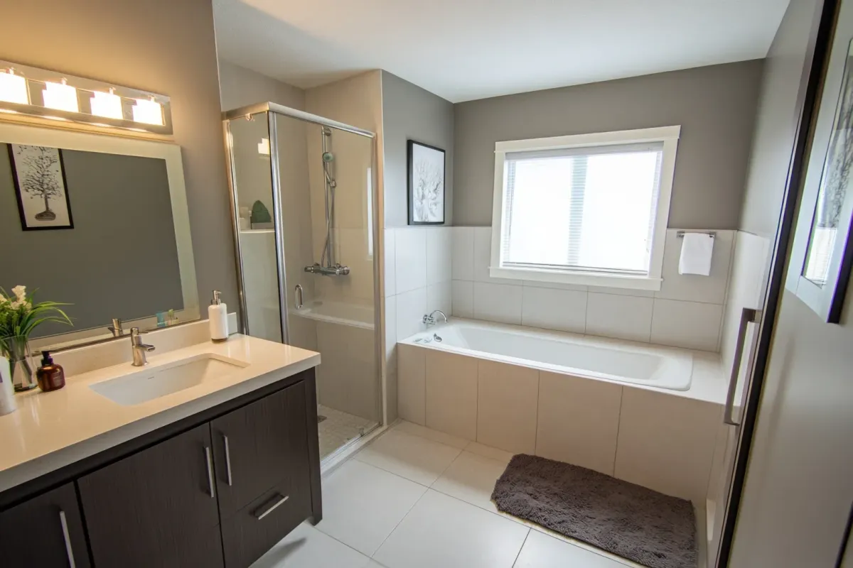 Bathroom Remodeling Westlake — Image of a newly remodeled bathroom — Arthurs Contracting Services LLC