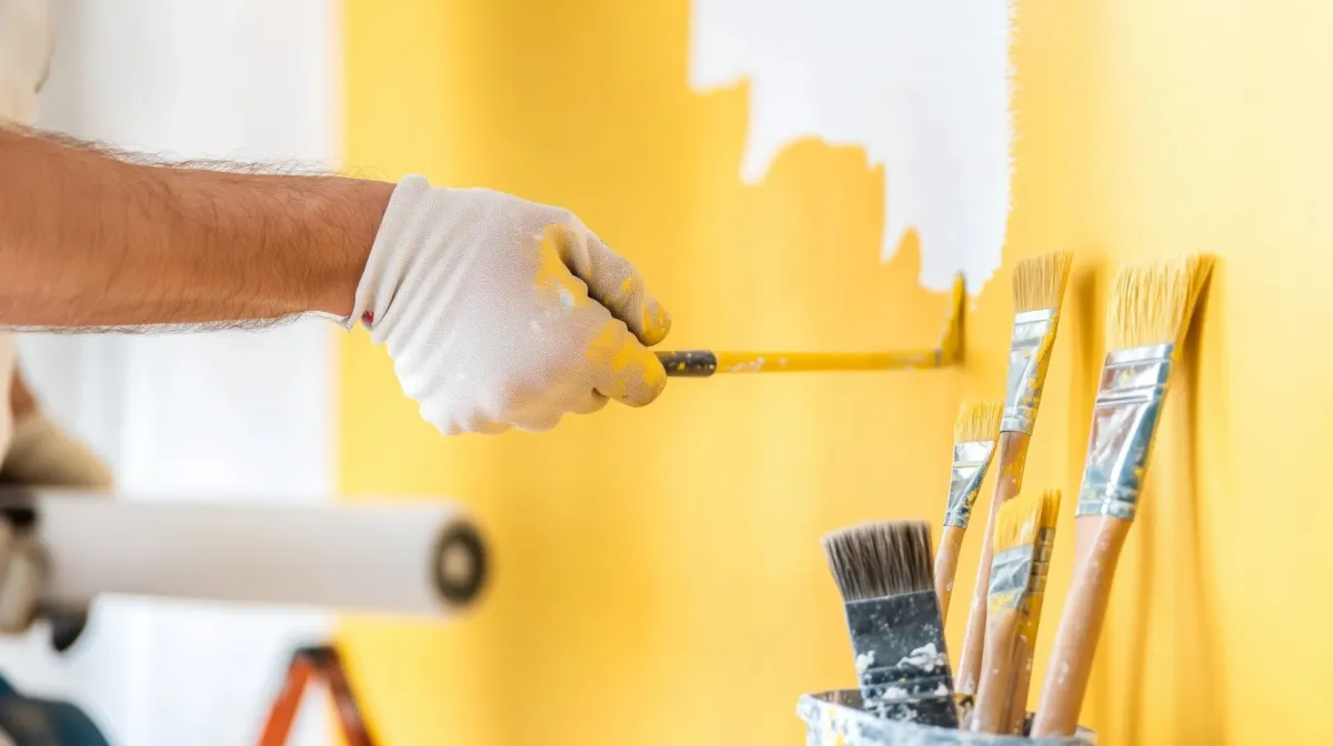 Painting & Drywall Crowley — Image of a freshly painted room — Arthurs Contracting Services LLC