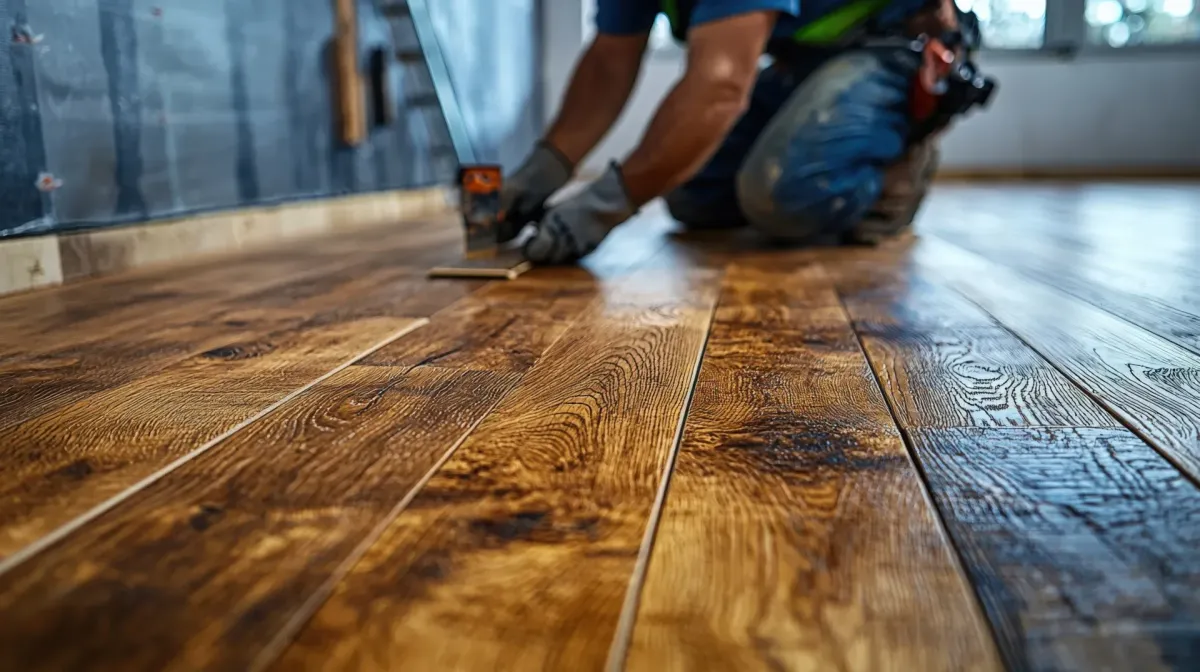 Flooring Lake Charles — Image of newly installed hardwood floor — Arthurs Contracting Services LLC