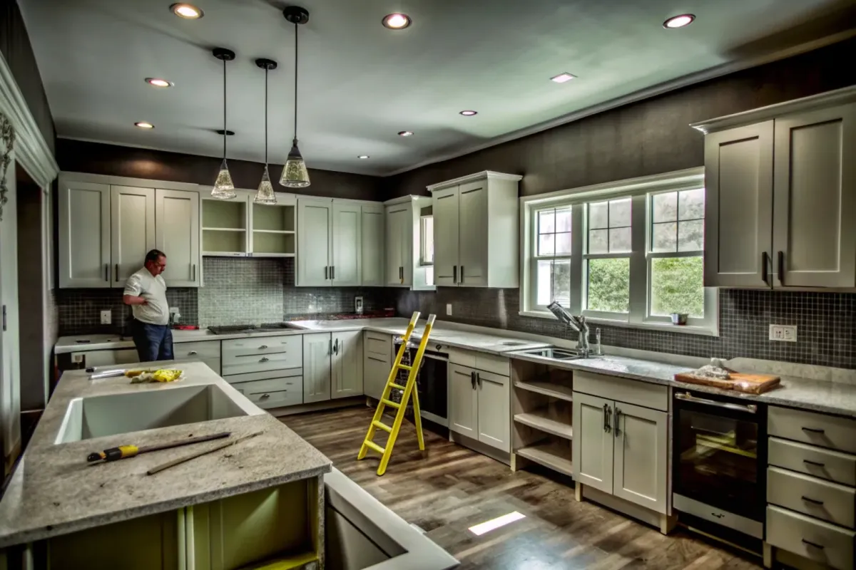 Kitchen remodeling — Image of a newly remodeled kitchen — Arthurs Contracting Services LLC