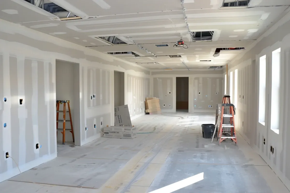 Painting & drywall services — Image of a freshly painted room — Arthurs Contracting Services LLC