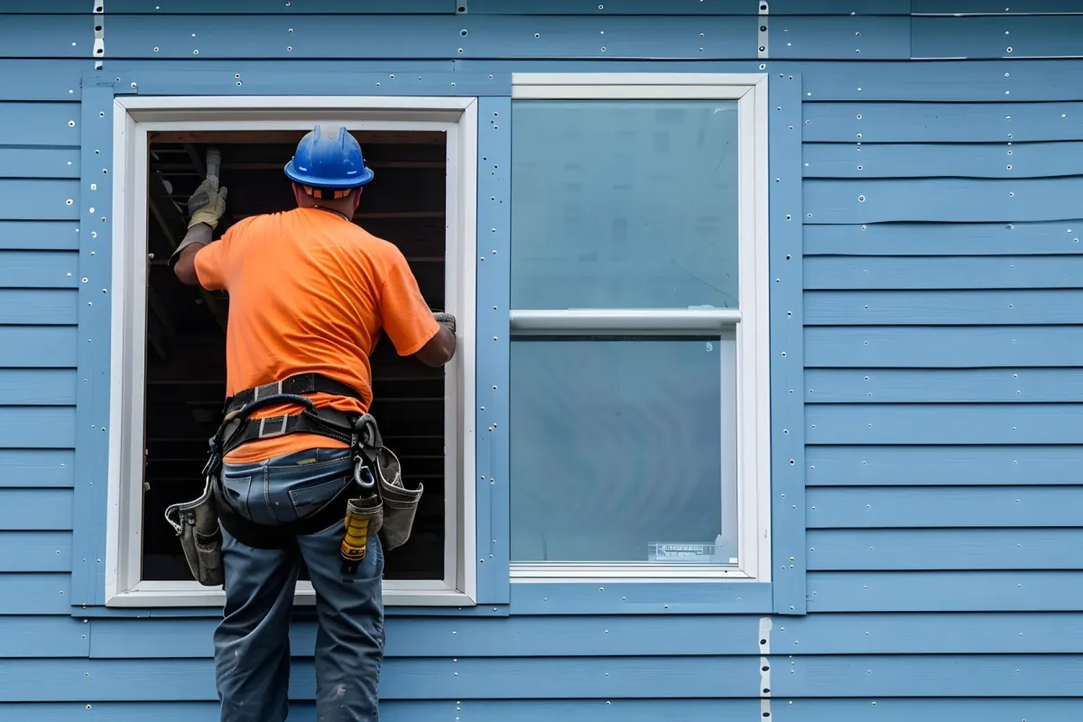 Trim & window services — Image of a newly installed window — Arthurs Contracting Services LLC