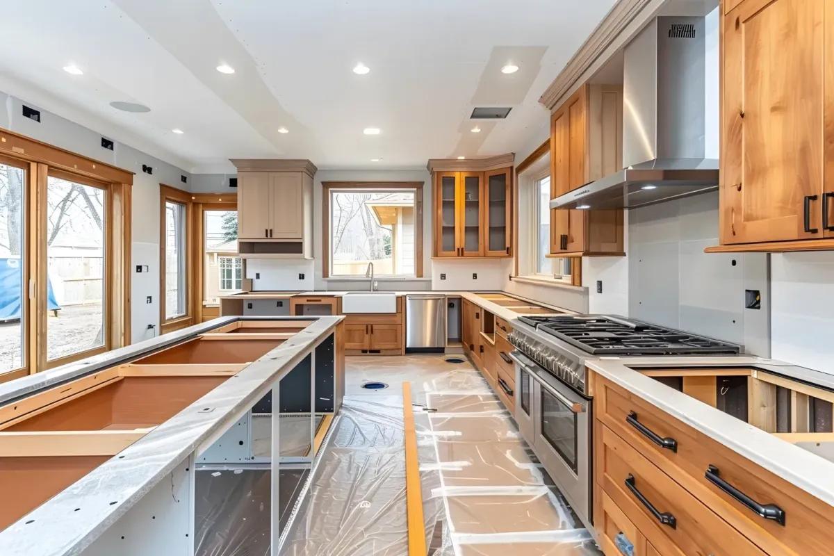 Kitchen remodeling — Image of a newly remodeled kitchen — Arthurs Contracting Services LLC