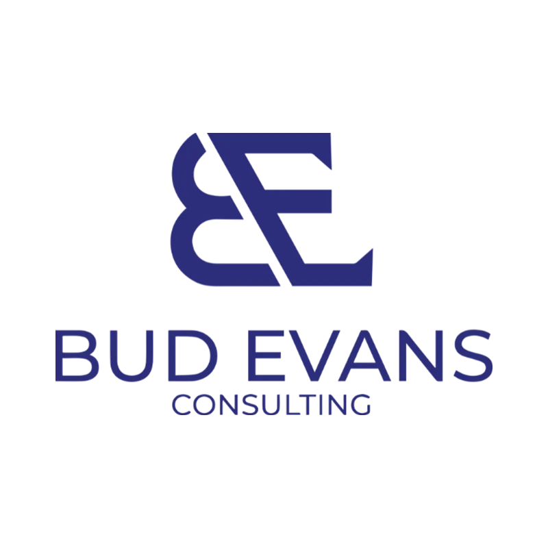 Bud Evans, Howard Evans, brand logo, real estate consultant