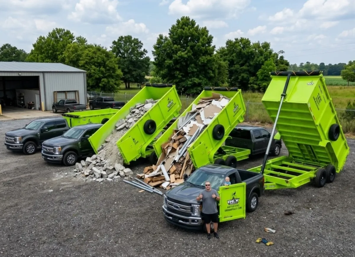What You Can and Cannot Put in a Rented Dump Trailer in South Carolina