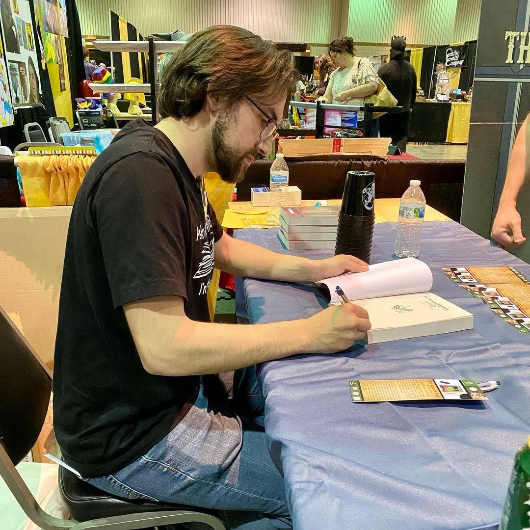 Author Jordan Reed book signing for The Wizard's Brew 