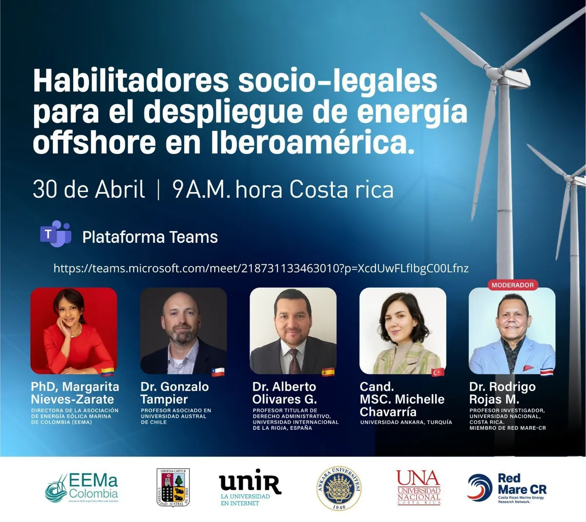 Habilitadores socio-legales para el despliegue de energía offshore en Iberoamérica.