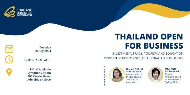 Thailand Open For Business