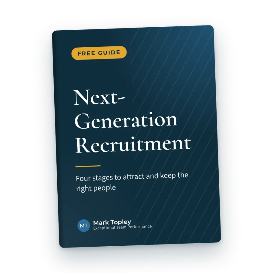 Next-Generation Recruitment, free guide by Mark Topley