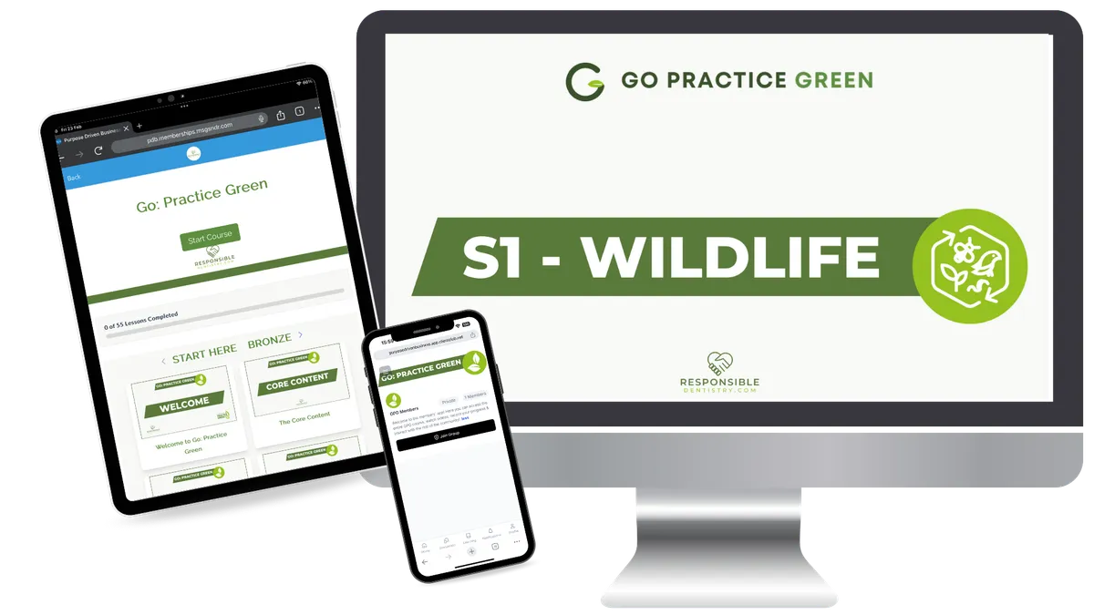 Go Practice Green platform on desktop, tablet and phone